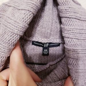 GAP Sweaters - Gap Purple Cableknit 3/4 Sleeve Turtleneck Sweater GAP Sweaters - Gap Purple Cableknit 3/4 Sleeve Turtleneck Sweater